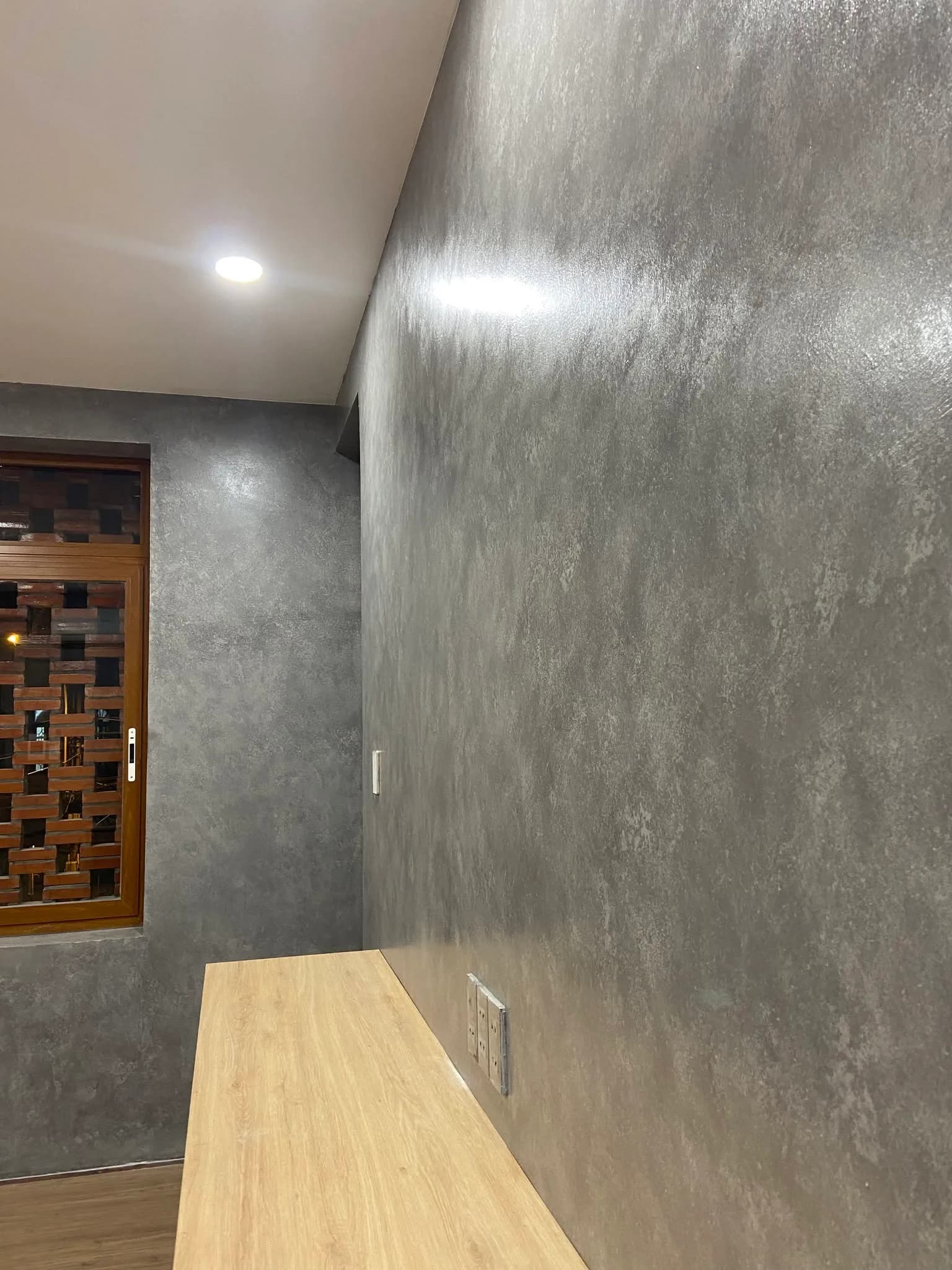 Biệt thự sắc độ bê tông — bê tông, hình ảnh thực tế 14