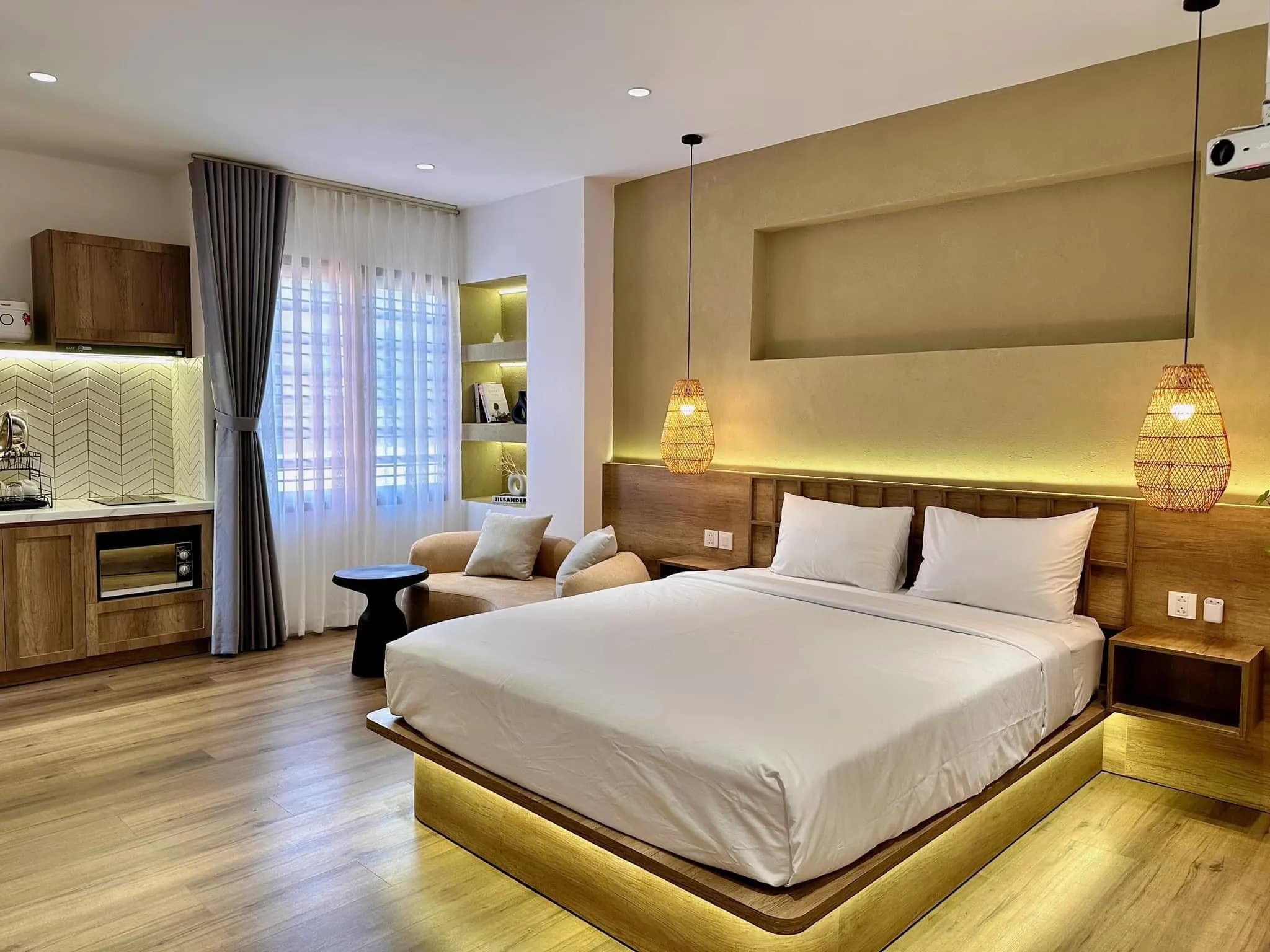 Khách sạn — đá và ánh sáng — bê tông, hình ảnh thực tế 6