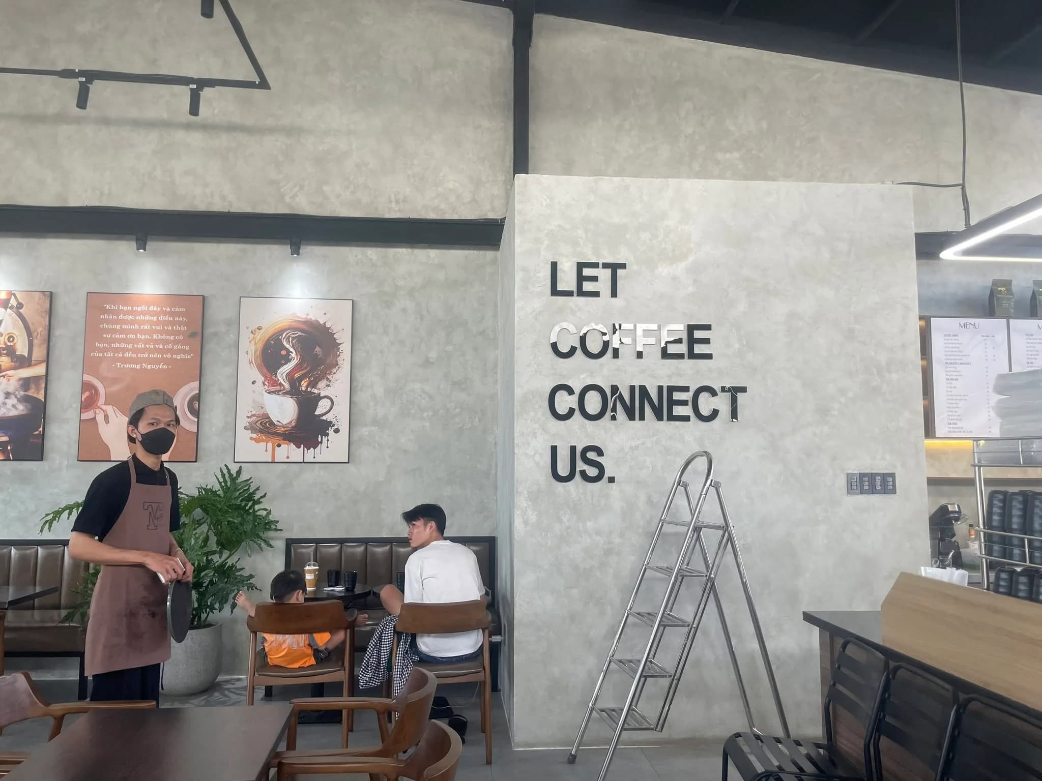 Let Coffee — chuỗi không gian bê tông — bê tông, hình ảnh thực tế 7