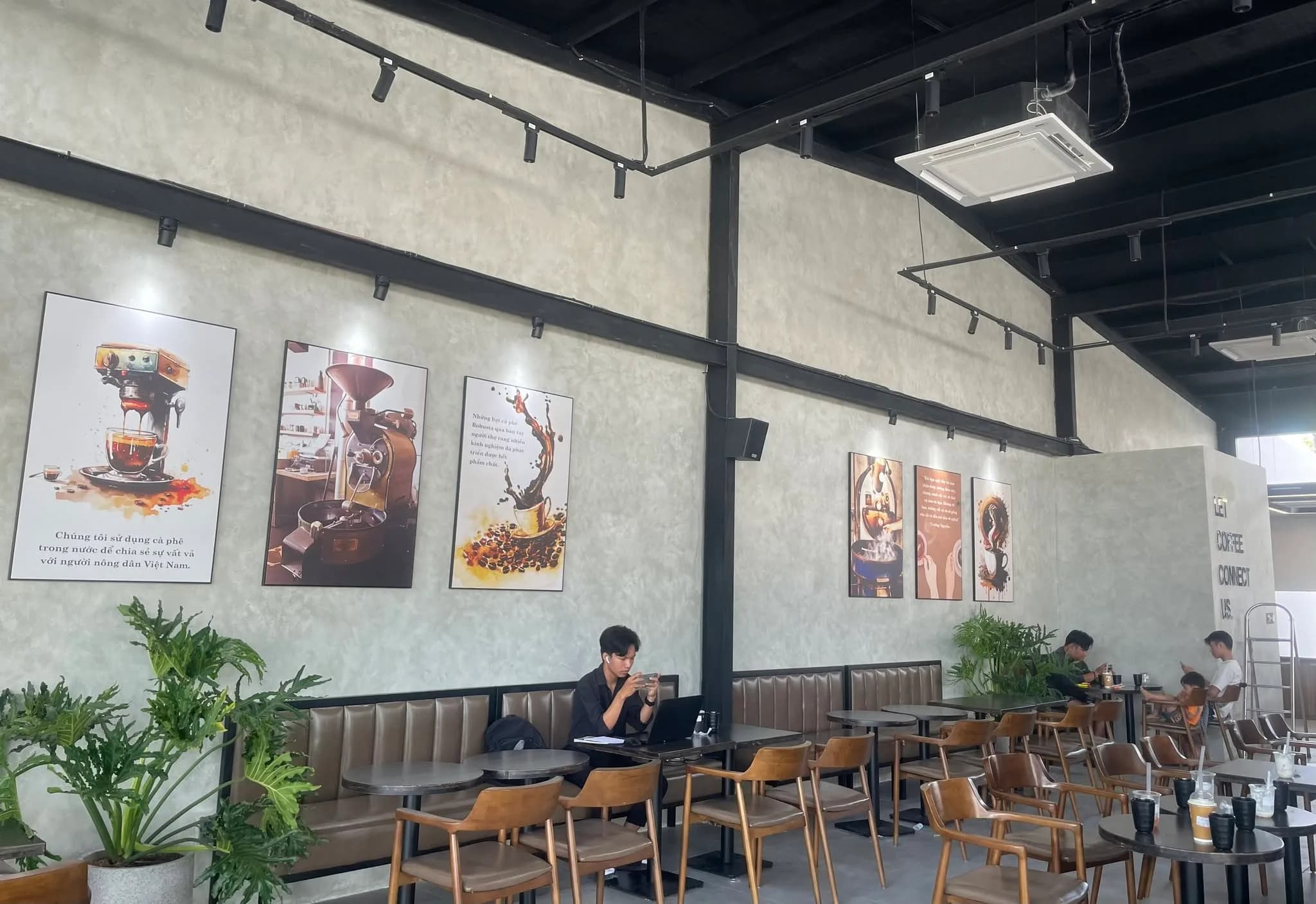 Let Coffee — chuỗi không gian bê tông — bê tông, hình ảnh thực tế 21
