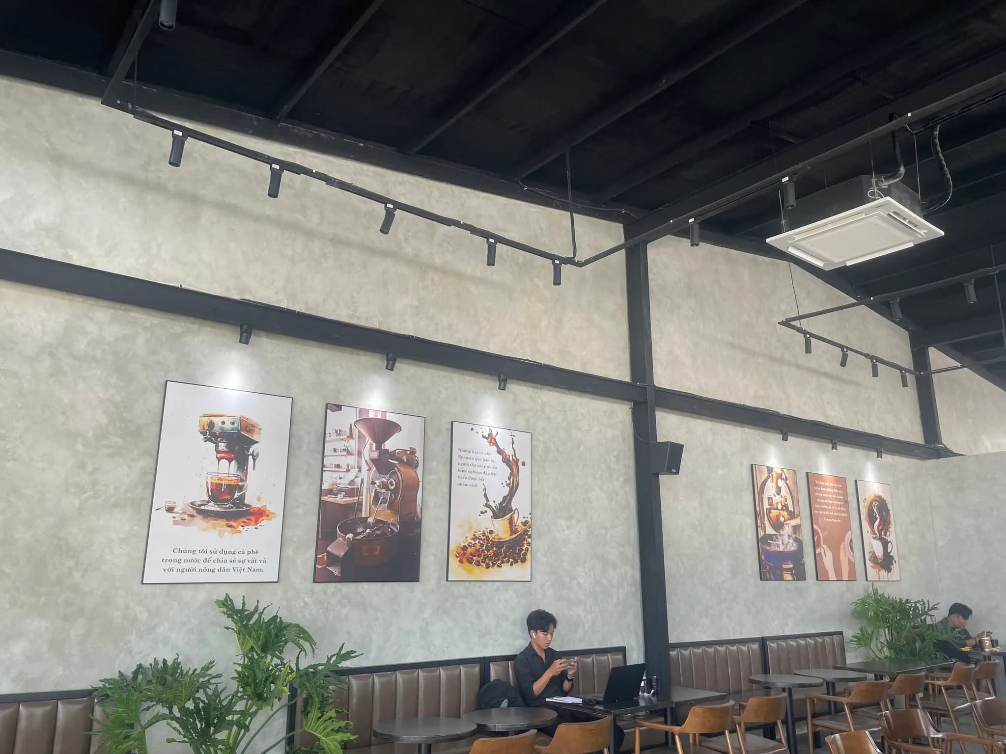 Let Coffee — chuỗi không gian bê tông — bê tông, hình ảnh thực tế 23