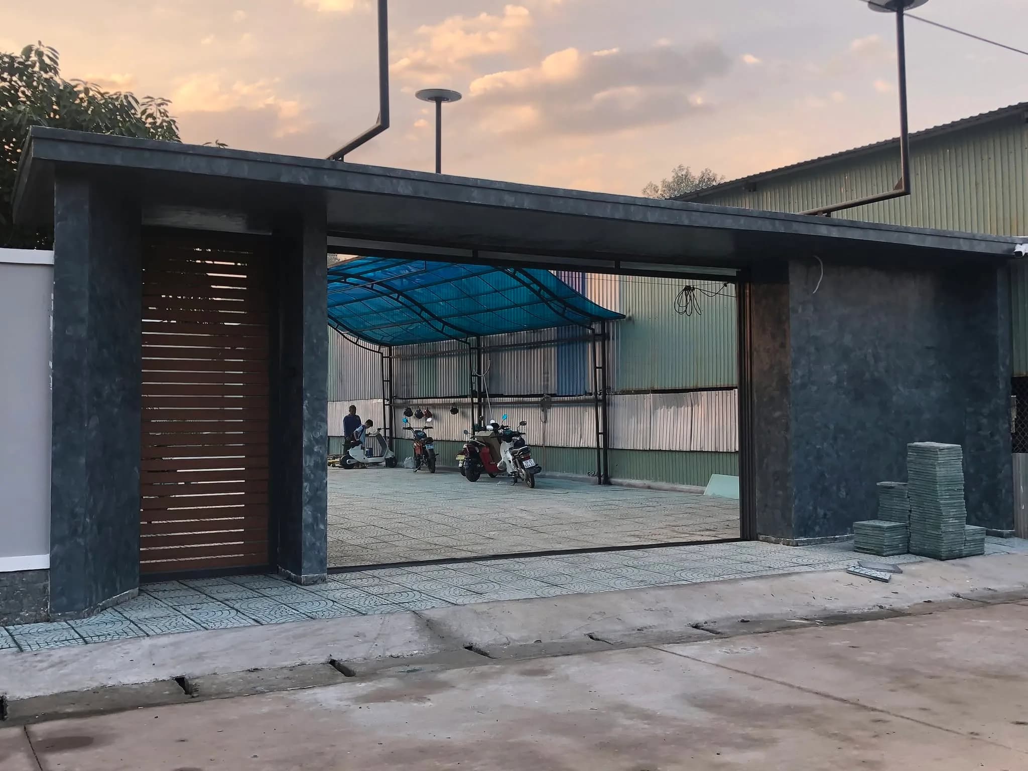 Sơn hiệu ứng giả đá — giả đá, hình ảnh thực tế 10