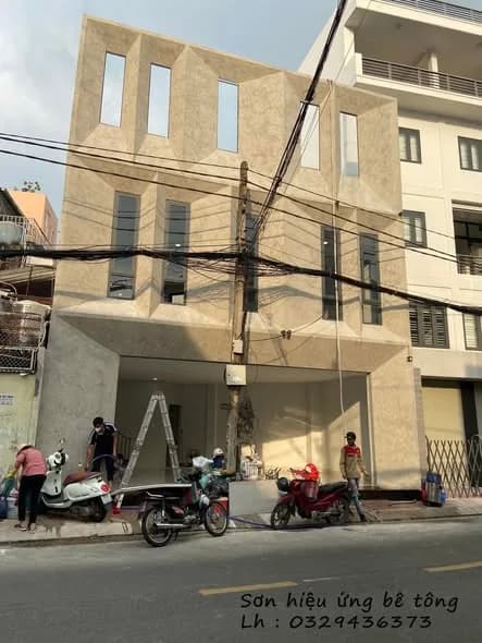 Mặt tiền Hồ Ba Kiến — bê tông, hình ảnh thực tế 2