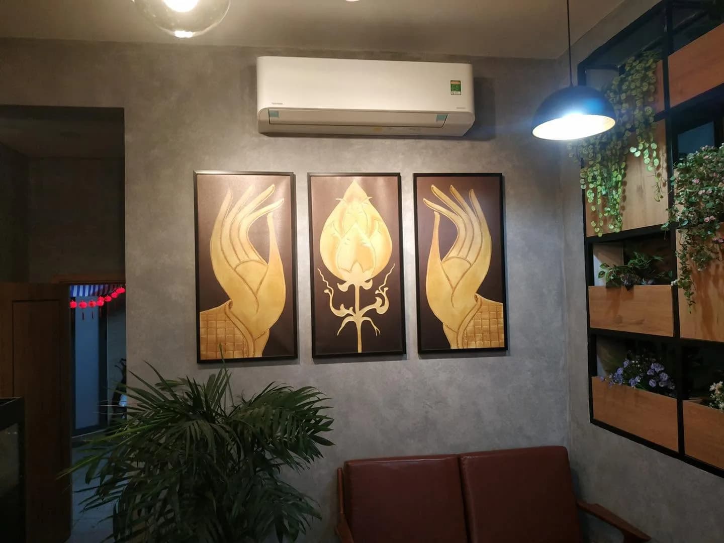 Cà phê Huỳnh Văn Nghệ — sắc bê tông mộc — bê tông, hình ảnh thực tế 3