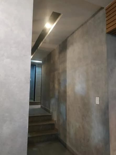 Cà phê Huỳnh Văn Nghệ — sắc bê tông mộc — bê tông, hình ảnh thực tế 4