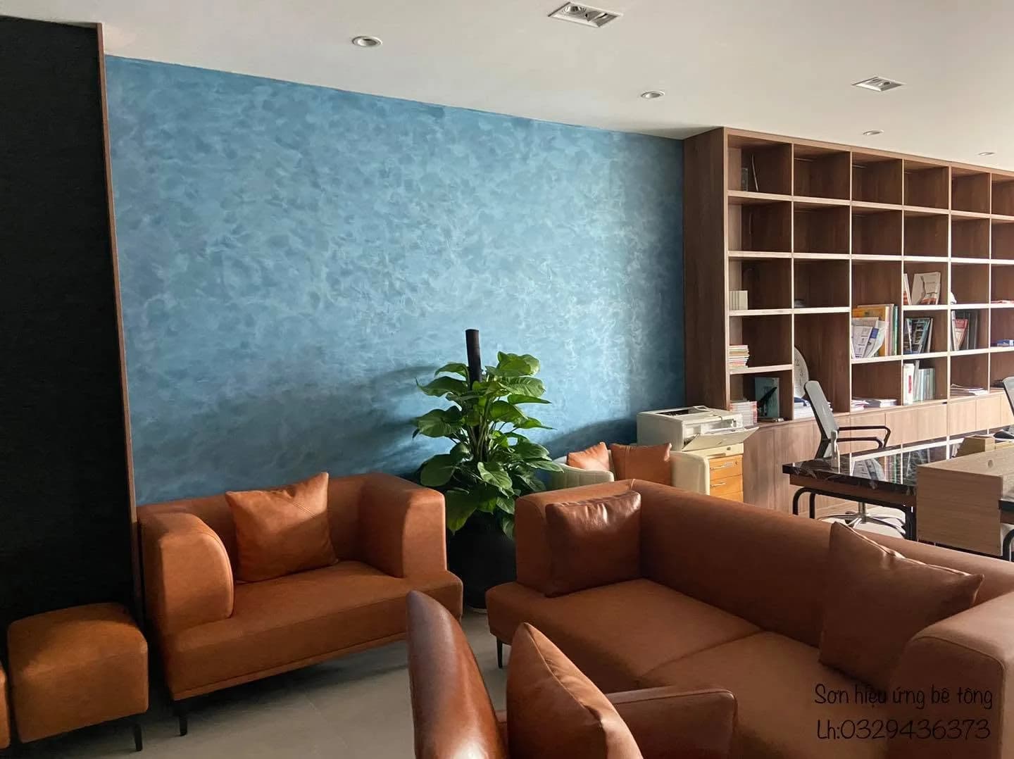 Văn phòng Bình Dương — bê tông, hình ảnh thực tế 7